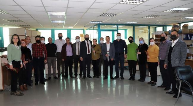 Başkan Akın personelin yeni yılını kutladı