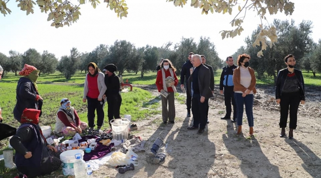 Başkan Bilgin kadın işçileri unutmadı
