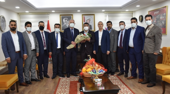 Başkan Bulgay,Başkan Çelik'i ziyade etti