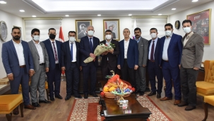 Başkan Bulgay,Başkan Çelik'i ziyade etti