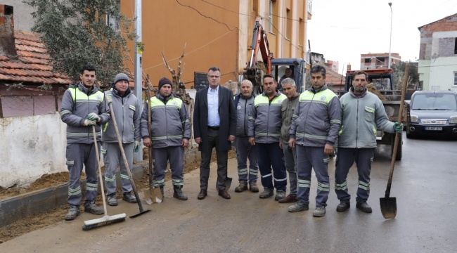 Başkan Öküzcüoğlu işçileri ziyaret etti