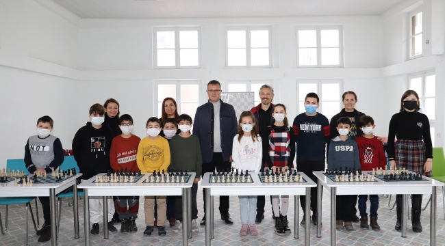Başkan Öküzcüoğlu santraç kursunda 