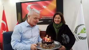 Belediye Başkanı Zeki Bilgin'e doğum günü süprizi