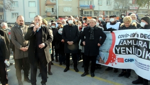 CHP'den 'Covid-19'a değil, elektrik faturalarına yenildik'eylemi