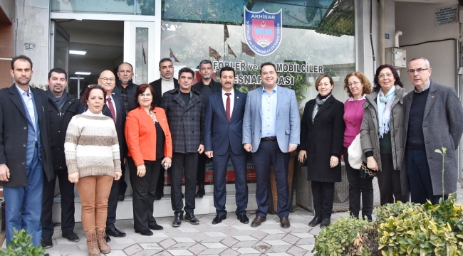 CHP'liler başkan Akarsu'yu ziyaret etti