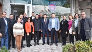 CHP'liler başkan Akarsu'yu ziyaret etti