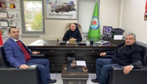 CHP'liler çiftçilerin başkanını ziyaret etti