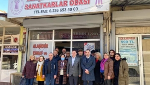 CHP'liler yeni seçilen oda başkanlarını ziyaret etti