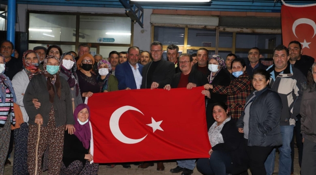 CHP'lilerin Örnekköy toplantısına başkan Öküzcüoğlu'da katıldı 