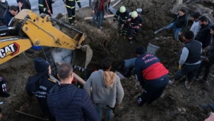 Göçük altında kalan işçi yaşamını yitirdi