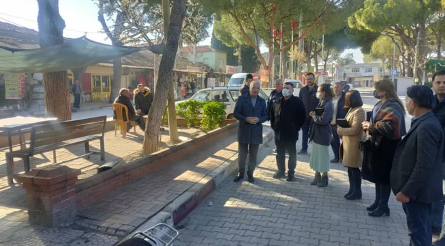 Hacırahmanlı'da meydan düzenlemesi