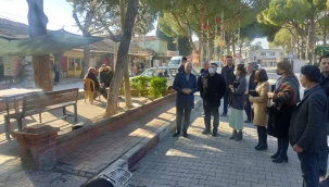 Hacırahmanlı'da meydan düzenlemesi