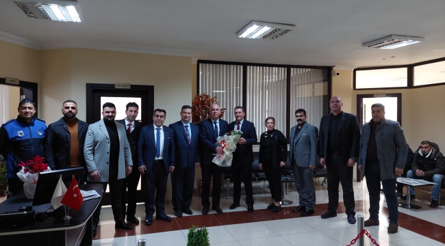 Haller müdürü başkan Bulgay'ı ziyaret etti