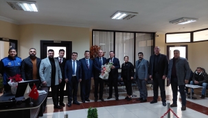 Haller müdürü başkan Bulgay'ı ziyaret etti