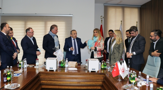 İşadamlarından Manisa TSO'ya ziyaret