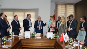 İşadamlarından Manisa TSO'ya ziyaret