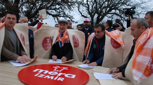 İzmir'de 'çoban ateşi' yakıldı