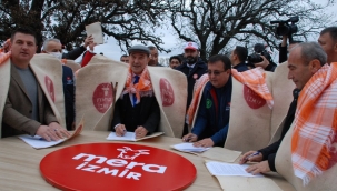 İzmir'de 'çoban ateşi' yakıldı