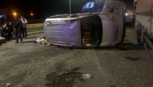 Kırkağaç'ta kaza 5 kişi yaralandı