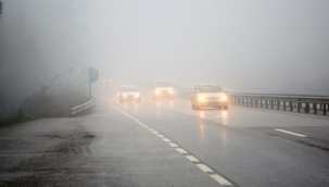 Manisalılar yeni güne sisle uyandı