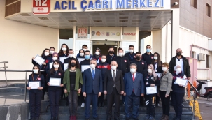  Psikolojik ilk yardım eğitimi sertifika töreni