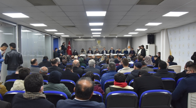 Tarım bakanı Pakdemirli AKP il başkanlığı'nda