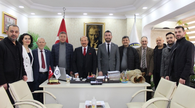 Akan'dan başkan Akyüz'e ziyaret