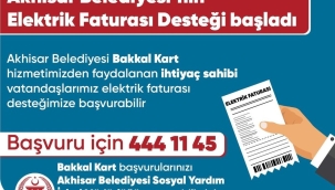 Akhisar belediyesi dar gelirli vatandaşların yardımına koştu 