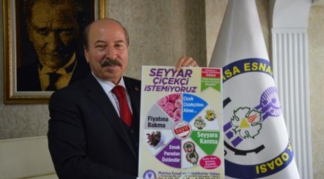 Akyüz'den korsan çiçekçi uyarısı