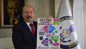 Akyüz'den korsan çiçekçi uyarısı