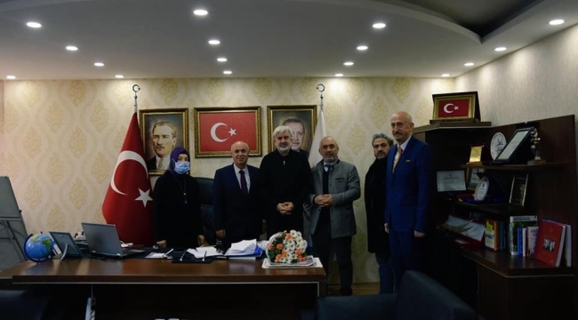 Alioğlu,AKP il başkanı Hızlı'yı ziyaret etti