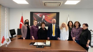 Baro başkanı Rona'nın Akhisar'dan ziyaretçileri