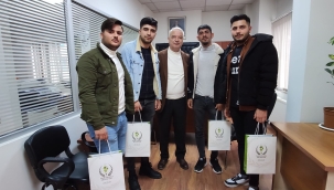 Başkan Bilgin askere gidecek geçlerle buluştu