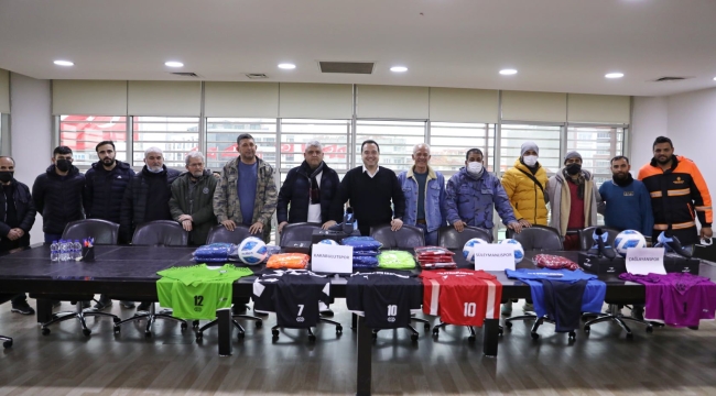 Başkan Dutlulu, amatör spor kulüplerin yanında