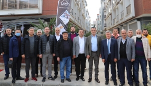 Başkan Öküzcüoğlu açılışlara katıldı esnaflarla bir araya geldi