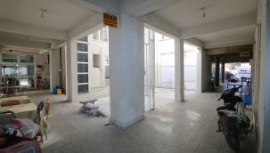 Belediye pasajında yenileme çalışması başladı