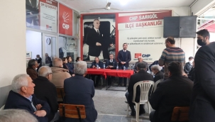 CHP il başkanı Balaban Sarıgöl'de