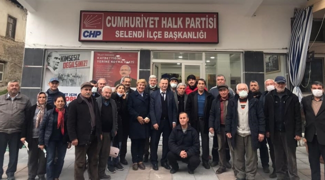 CHP'liler,Demirci,Selendi,Kula,Gördes ve Köprübaşı'nı ziyaret etti