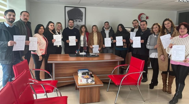 CHP'liler üye oldu