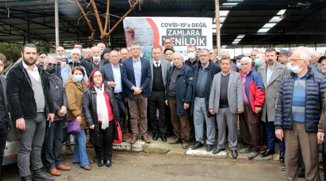  CHP'lilere sarılan esnaflar ''Bizi kurtarın yandık, bittik''