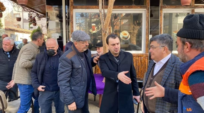 CHP'lilerin mahalle çalışmalarına milletvekili de katıldı