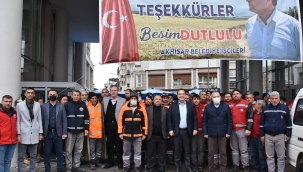 İşçilerden Dutlulu'ya teşekkür hayrı