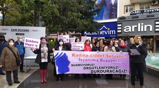 Kadınlar eylemde