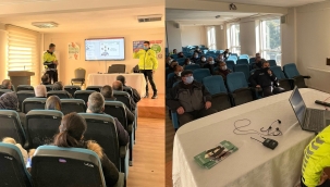 Mahalle muhtarlarına trafik eğitimi