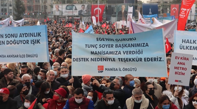 Manisa CHP il örgütü İzmir'de