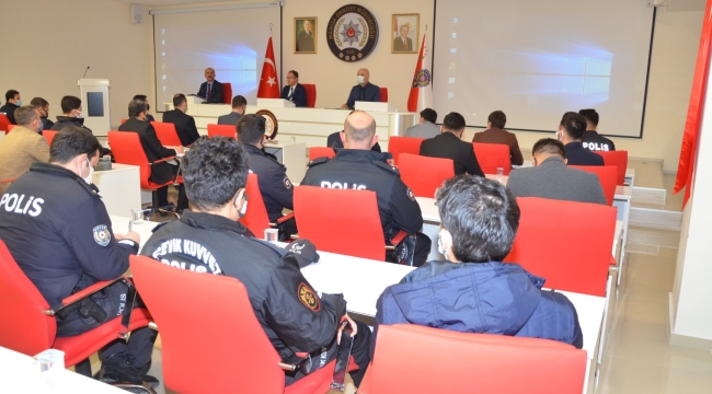 Manisa emniyet müdürlüğünde bilgilendirme toplantısı