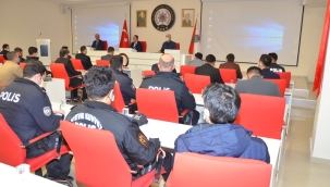 Manisa emniyet müdürlüğünde bilgilendirme toplantısı