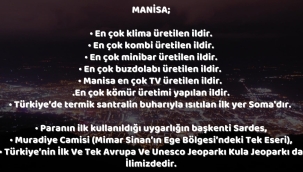Manisa'nın enleri