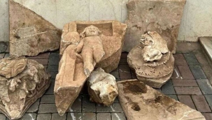 Manisa Salihli'de Roma dönemine ait tarihi eser ele geçirildi