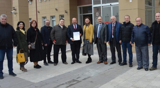 MESO başkanı Akyüz mazbatasını aldı